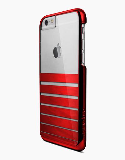 Red Smartkoshk Engage Plus case for iPhone 6/6s, showcasing a sleek red protective cover on the device.