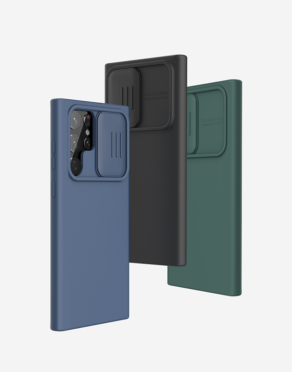 Nillkin CamShield Silky Silicone Case For Galaxy S22 Ultra