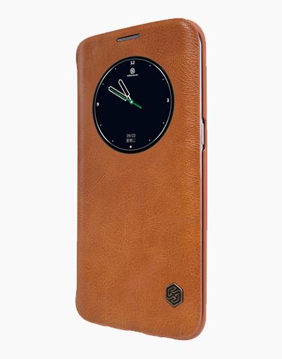 S7 Edge Qin Leather Brown