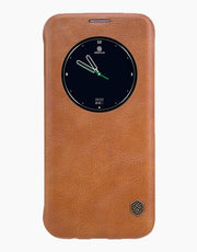 S7 Edge Qin Leather Brown