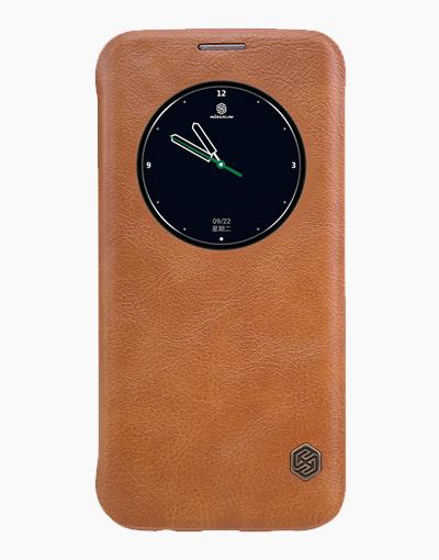 S7 Edge Qin Leather Brown