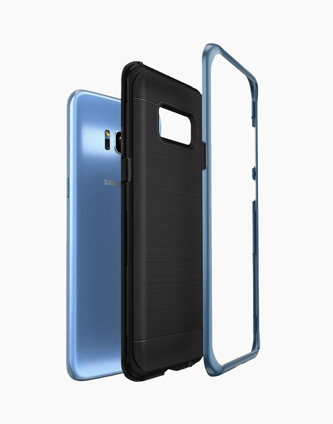 High Pro Shield For Galaxy S8 Plus Anti Shocks Case Original From VRS Black / Blue
