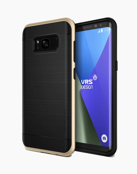 High Pro Shield For Galaxy S8 Plus Anti Shocks Case Original From VRS Black / Gold