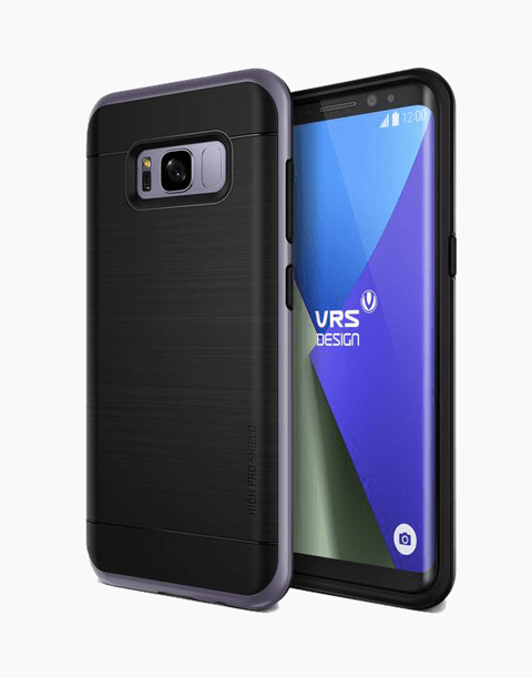 High Pro Shield For Galaxy S8 Plus Anti Shocks Case Original From VRS Black / Orchid