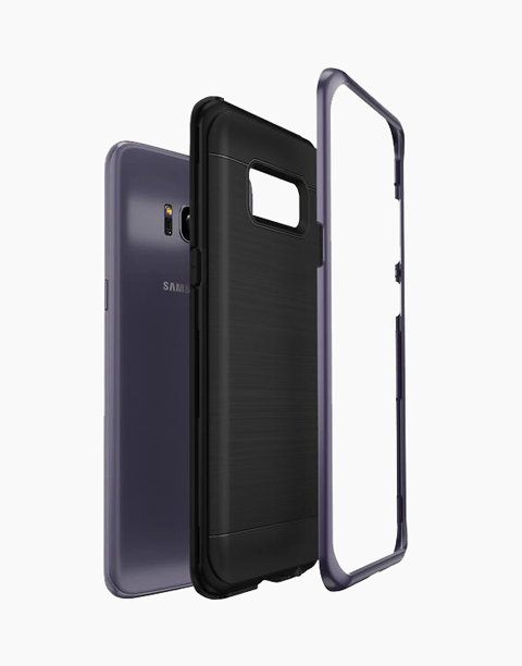 High Pro Shield For Galaxy S8 Plus Anti Shocks Case Original From VRS Black / Orchid