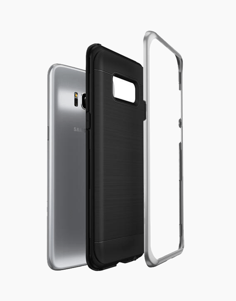High Pro Shield For Galaxy S8 Plus Anti Shocks Case Original From VRS Black / Silver