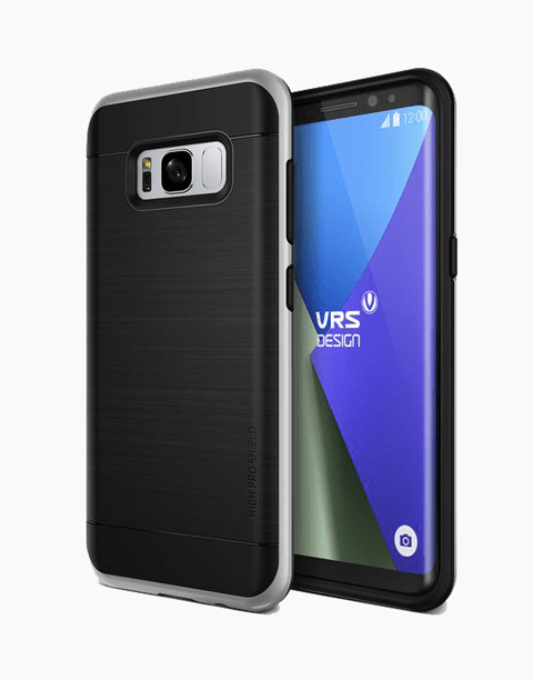 High Pro Shield For Galaxy S8 Plus Anti Shocks Case Original From VRS Black / Silver