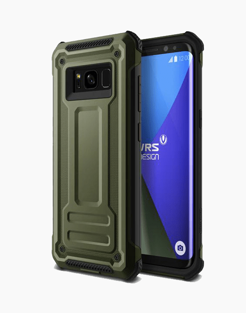 Terra Guard Series For Galaxy S8 Anti Shocks Tough Rugged Case Original From VRS Military Green