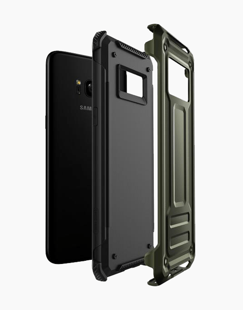 Terra Guard Series For Galaxy S8 Plus Anti Shocks Tough Rugged Case Original From VRS Military Green