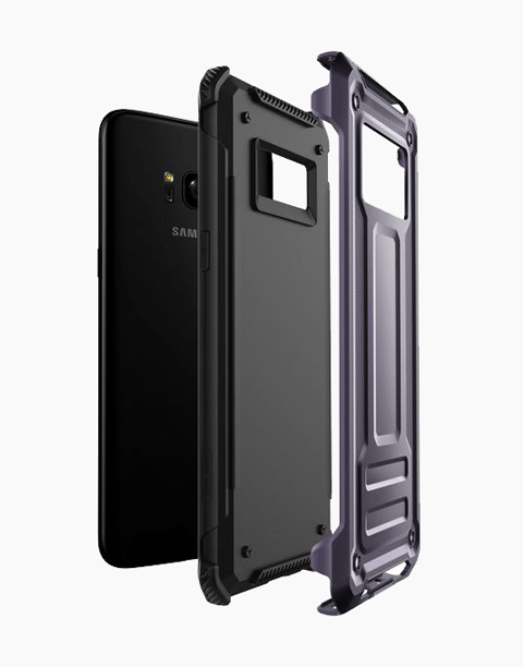 Terra Guard Series For Galaxy S8 Anti Shocks Tough Rugged Case Original From VRS Orchid Gray