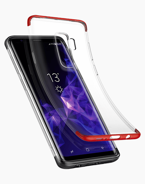 Armor Series By Baseus Safety Flexible TPU Case For S9 Plus Red