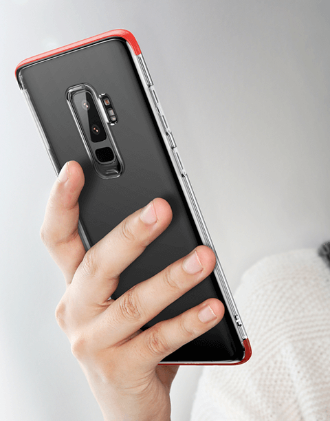 Armor Series By Baseus Safety Flexible TPU Case For S9 Plus Red