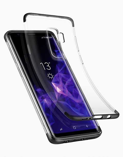 Armor Series By Baseus Safety Flexible TPU Case For S9 Plus Black