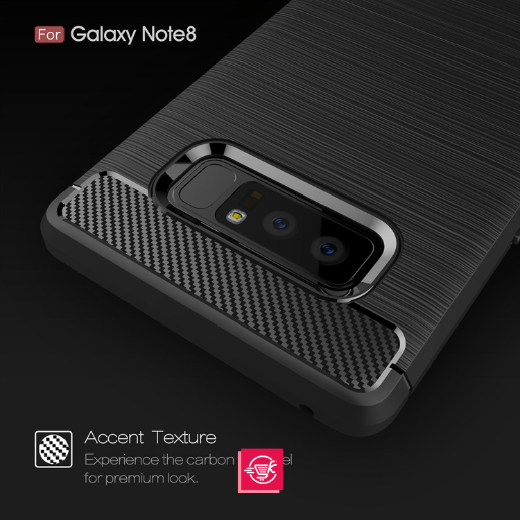 Armor By iPaky Slim Case Anti-fingerprint &amp; Anti-shocks For Note 8 – Black