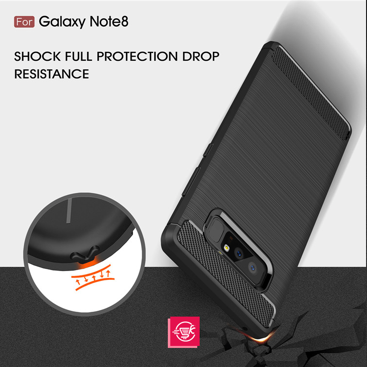 Armor By iPaky Slim Case Anti-fingerprint &amp; Anti-shocks For Note 8 – Navy