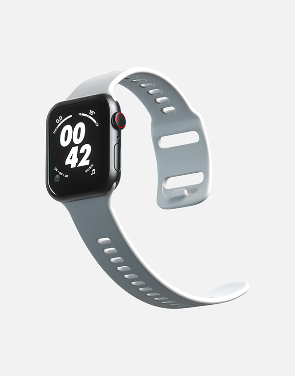 استراب ساعة  Hitch Apple Watch - مطاط - مقاس 45/44/42