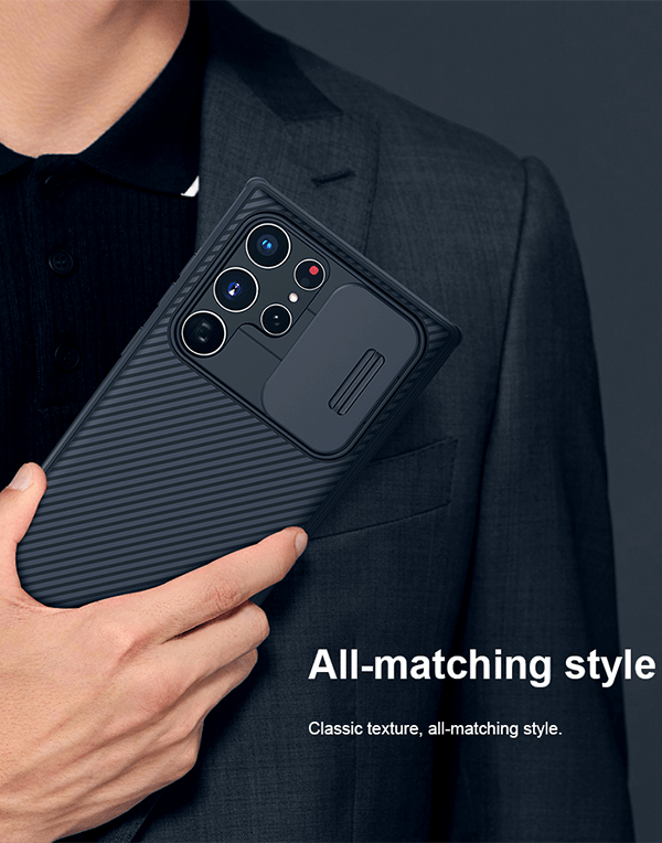 Nillkin CamShield Pro Case For Galaxy S22 Ultra Black