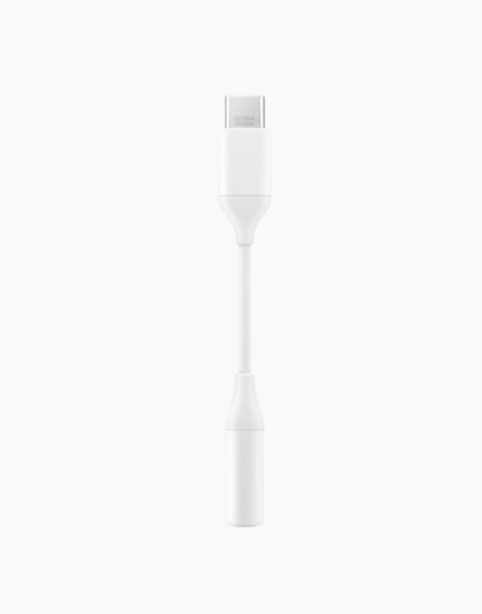 USB-C Headphone Jack Adapter To 3.5mm Original By Samsung - White