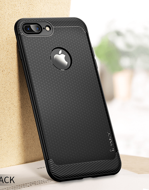 Simple Series By iPaky Slim Anti-shock Case For iPhone 7P|8P – Black