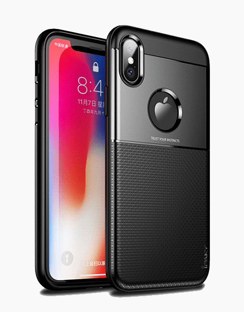 Shield Series By iPaky Slim Anti-shock Case For iPhone X – Black