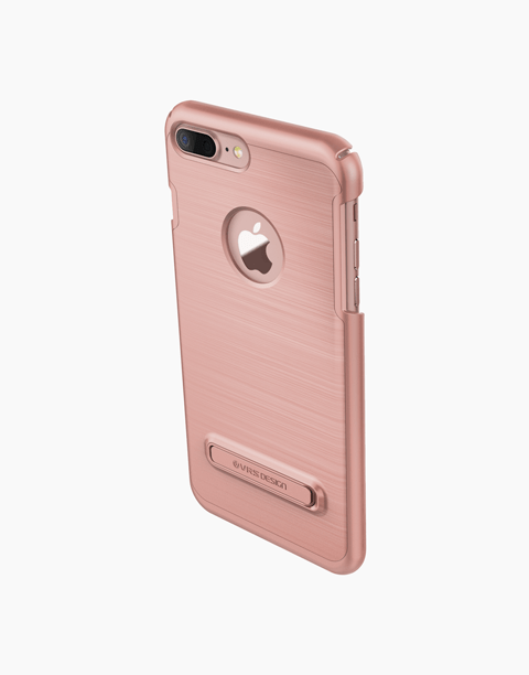 Smartkoshk Simpli Lite Series slim case in rose gold for iPhone 7 Plus, showing a sleek, protective phone cover with smooth finish.