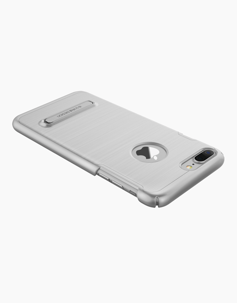 Silver Simpli Lite Series slim iPhone 7 Plus case by Smartkoshk, showing the sleek, lightweight protective design.