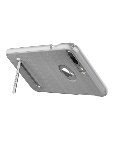 Smartkoshk Simpli Lite Series slim silver case for iPhone 7 Plus, showing the sleek protective design and smooth finish.