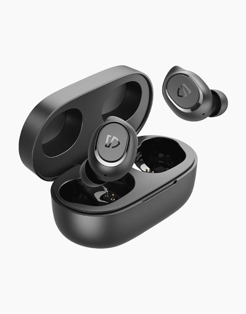 SoundPEATS TrueFree 2 TWS Earbuds, Light, Comfort, IPX7 Waterproof - Black