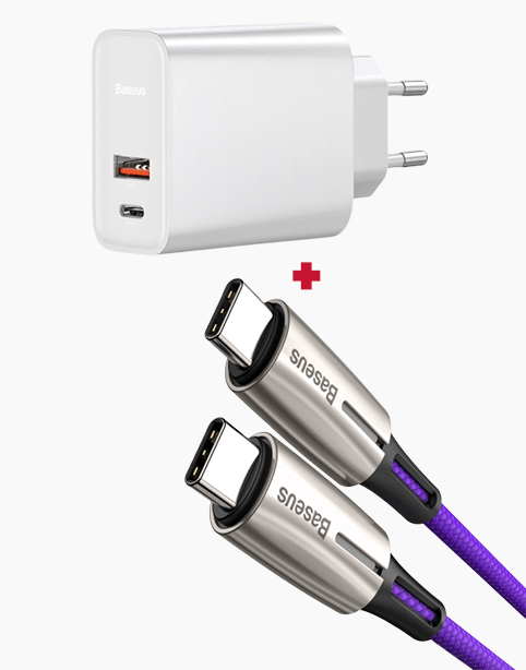 *عرض خاص* كابل + ادابتور شحن سريع