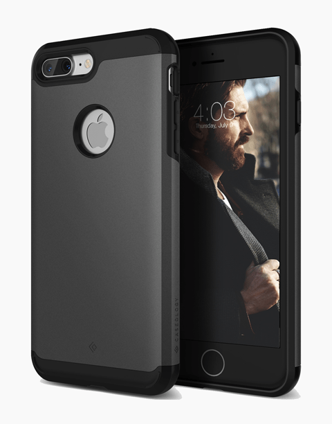 iPhone 7 Plus Caseology Titan Series Heavy Duty Protection Defense Shield Gunmetal / Black