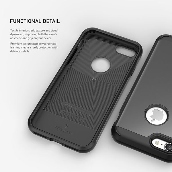 iPhone 7 Caseology Titan Series Heavy Duty Protection Defense Shield Gunmetal / Black