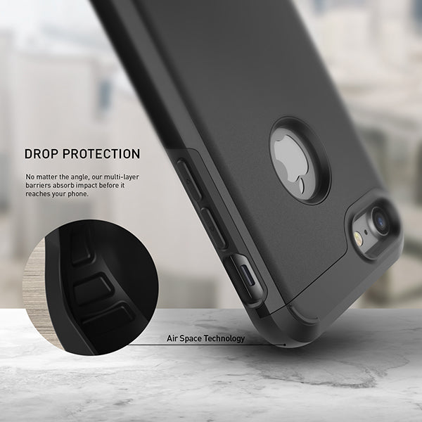 iPhone 7 Caseology Titan Series Heavy Duty Protection Defense Shield Gunmetal / Black