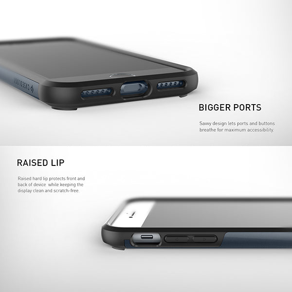 iPhone 7 Plus Caseology Titan Series Heavy Duty Protection Defense Shield Navy / Black