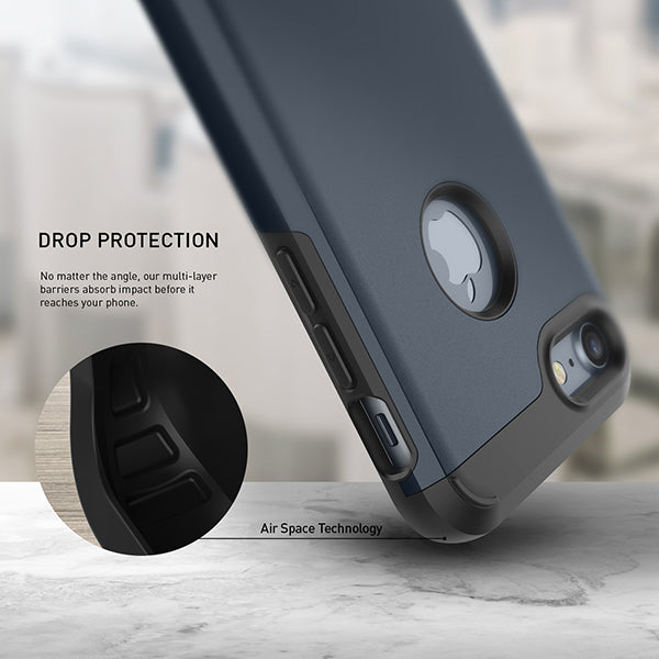iPhone 7 Plus Caseology Titan Series Heavy Duty Protection Defense Shield Navy / Black