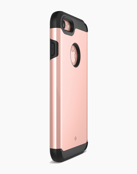iPhone 7 Caseology Titan Series Heavy Duty Protection Defense Shield Rose Gold / Black