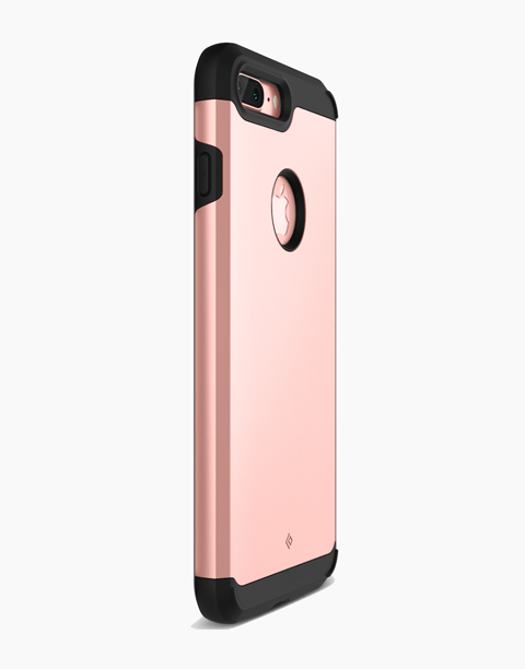 iPhone 7 Plus Caseology Titan Series Heavy Duty Protection Defense Shield Rose Gold / Black