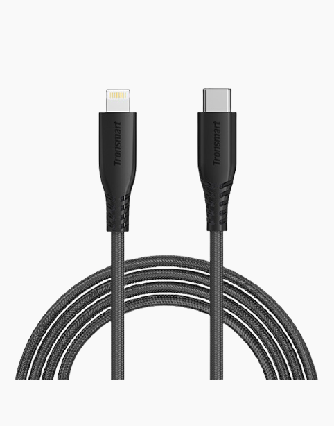 Tronsmart LCC03 Double Braided Nylon 1m USB-C to Lightning Cable