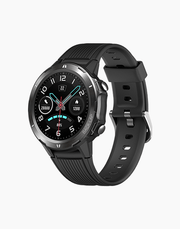 Black UMIDIGI Uwatch GT smartwatch with full touch display, waterproof up to 50m, showcasing 12 sport modes.