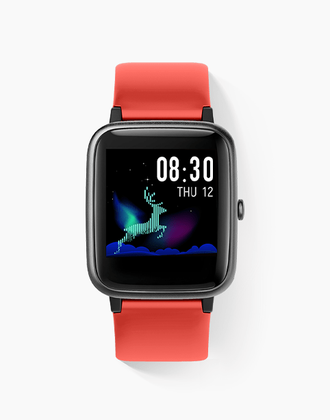 UMIDIGI Uwatch 3 Full Touch Smartwatch Waterproof 50m 9 Sport mode Red