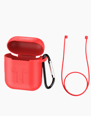 Ugreen AirPods Silicon Case Anti-Shocks + Strip + Hook Red