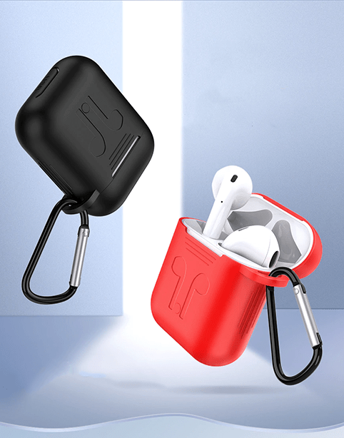 Ugreen AirPods Silicon Case Anti-Shocks + Strip + Hook Black