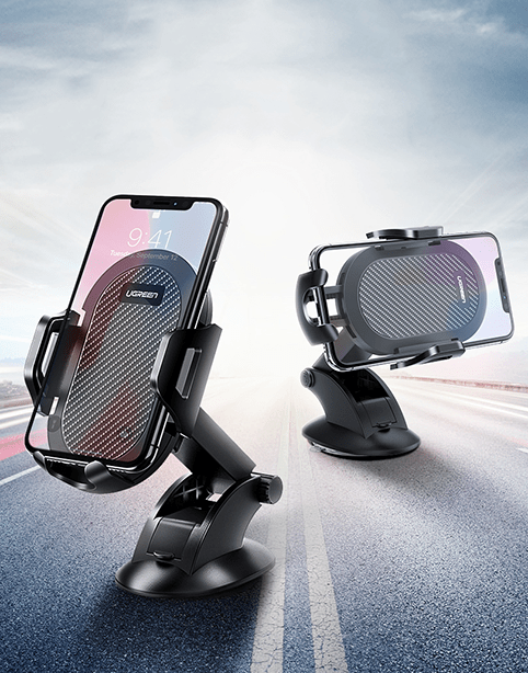 Ugreen Strong Car Holder 360 Degree Fit with 4 to 7 inch Phones 