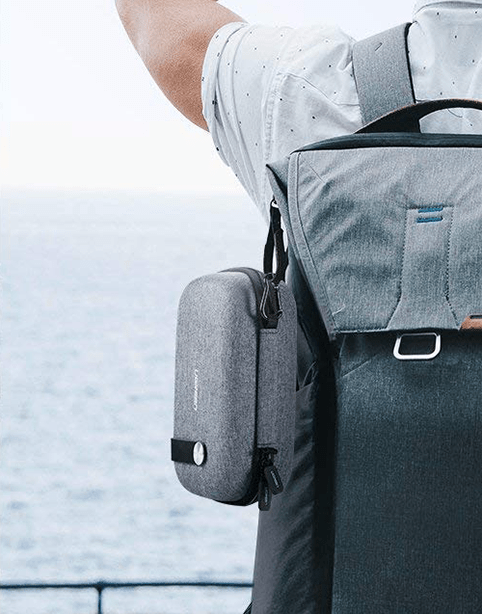 ( شنطة المشاوير ) حافظة متعددة الاستخدامات من Ugreen مقاومة للماء و الصدمات رمادى