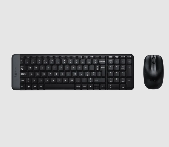 Logitech® Wireless Combo MK220 -Keyboard and Mouse- black