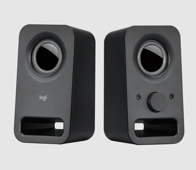 LOGITECH Audio System 2.0 Z150 - Midnight Black - UK plug