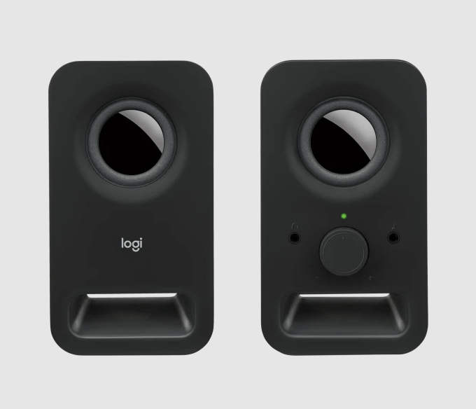 LOGITECH Audio System 2.0 Z150 - Midnight Black - UK plug