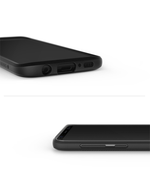 Vault 2 Original From Caseology Flexible TPU Drop Protection Tactile Grip for Galaxy S8 Plus - Black