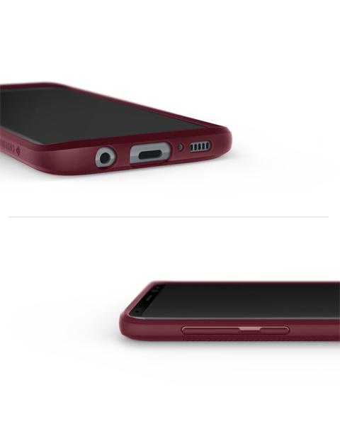 Vault 2 Original From Caseology Flexible TPU Drop Protection Tactile Grip for Galaxy S8 Plus - Burgundy
