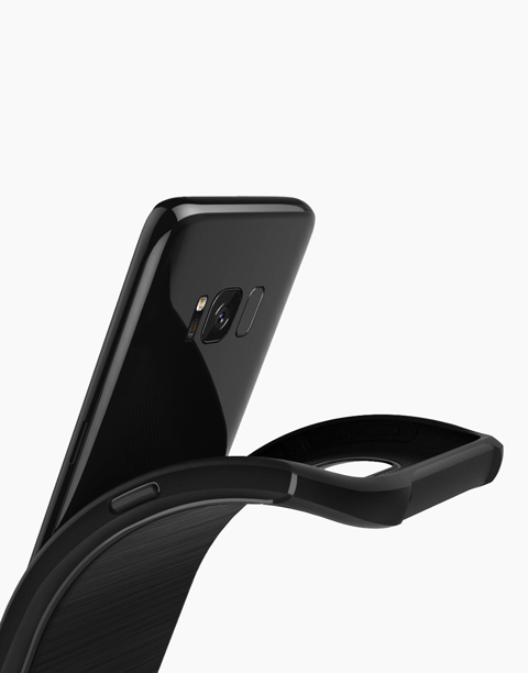 Vault 1 Original From Caseology Flexible TPU Drop Protection Tactile Grip for Galaxy S8 - Black