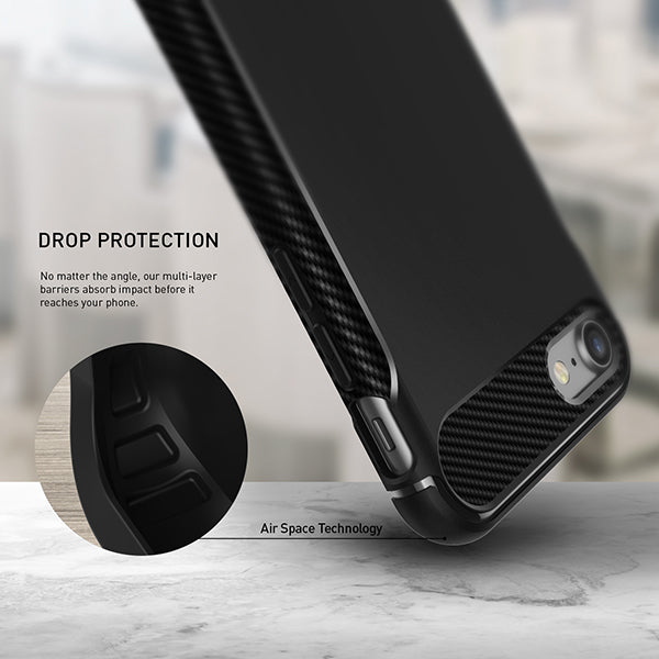 iPhone 7 Caseology Vault Series Flexible TPU Slim Body Shield Matte Black